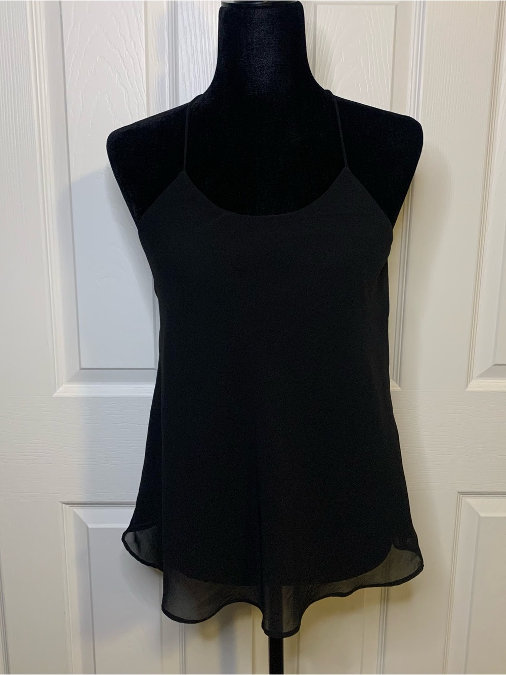 Toska Black Flowy Tank Top